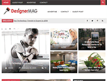 Tablet Screenshot of designermag.org
